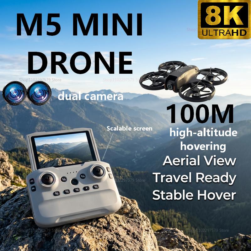 Drone Charger - 2026 New M5 Mini Drone 8K