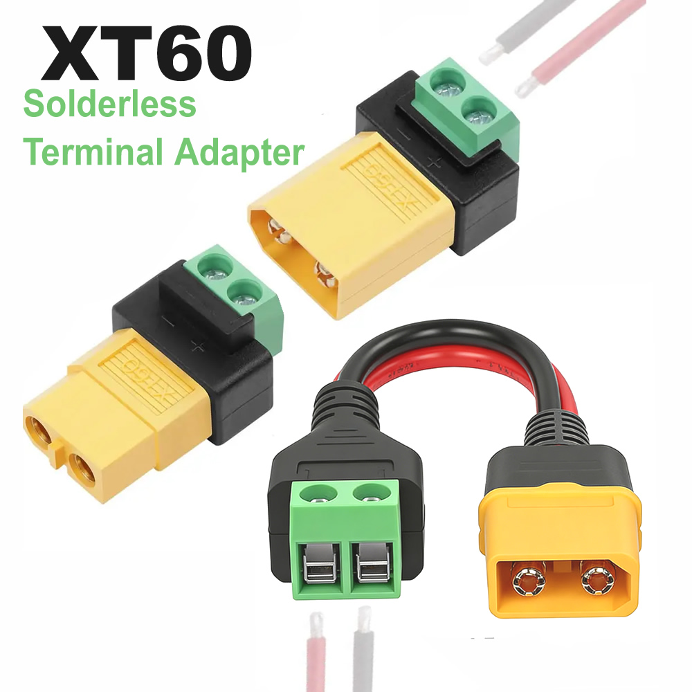 Drone Charger - Solderless 2 Pin to XT60 Male