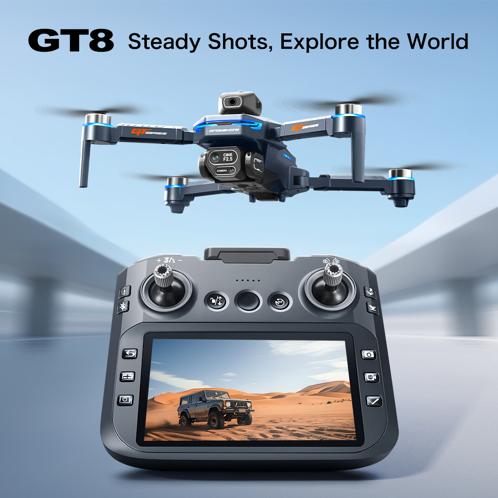 GT8 Max Foldable Drone 8K HD P - огляд і ціна Drone Gps Module