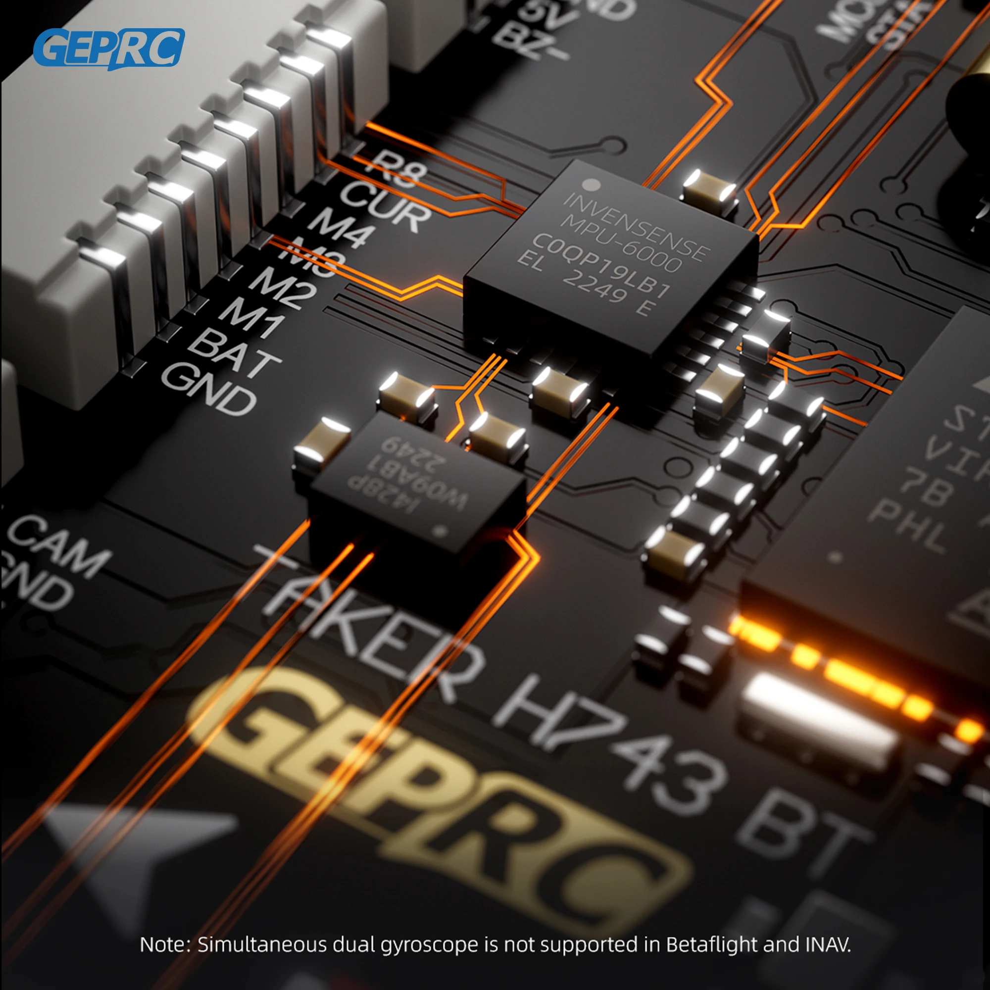 GEPRC TAKER H743 BT 32Bit 65A  - огляд і ціна Drone Flight Controller
